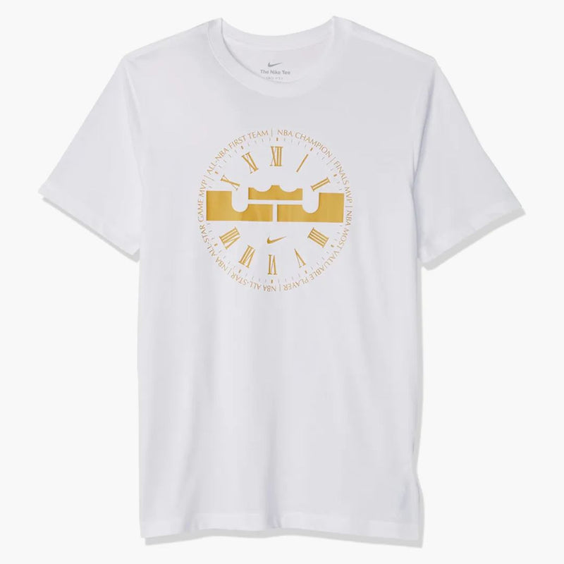Nike Lebron James Basketball Dri-fit T-shirt White