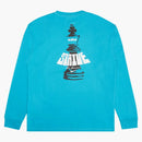 Nike Lebron James Basketball Loose Fit L/s T-shirt Blue