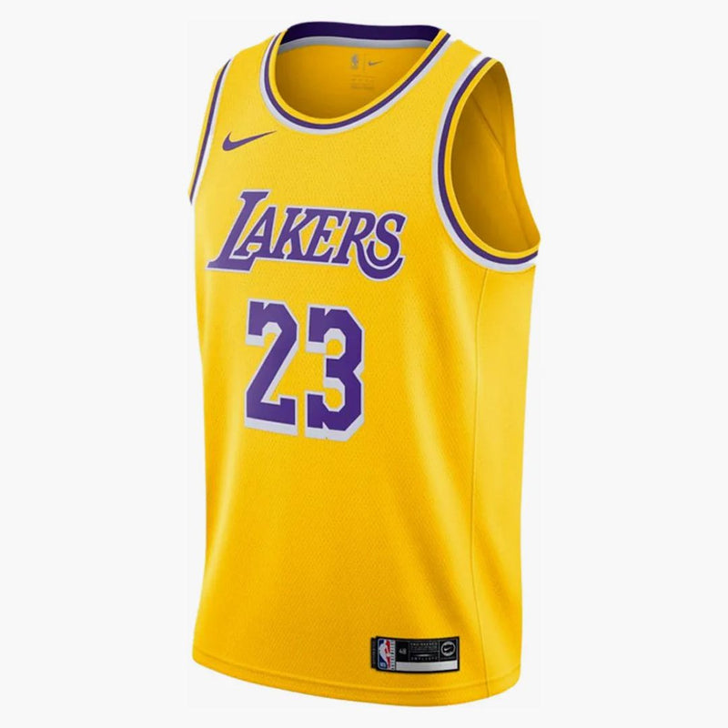 Nike Lebron James Icon Swingman Jersey Yellow