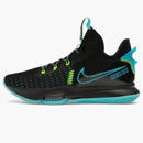 Nike Lebron Witness 5 Black Light Blue Fury