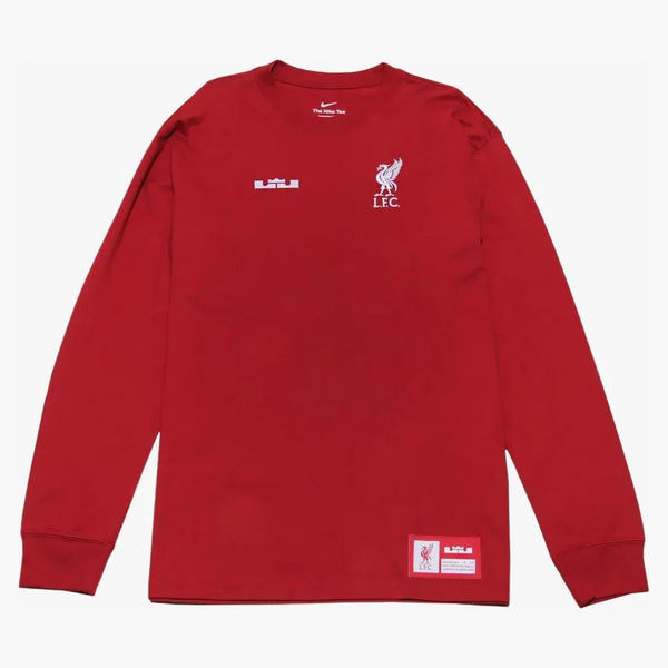 Nike Lebron X Liverpool F.c. Long-sleeve Max90 T-shirt Tough Red