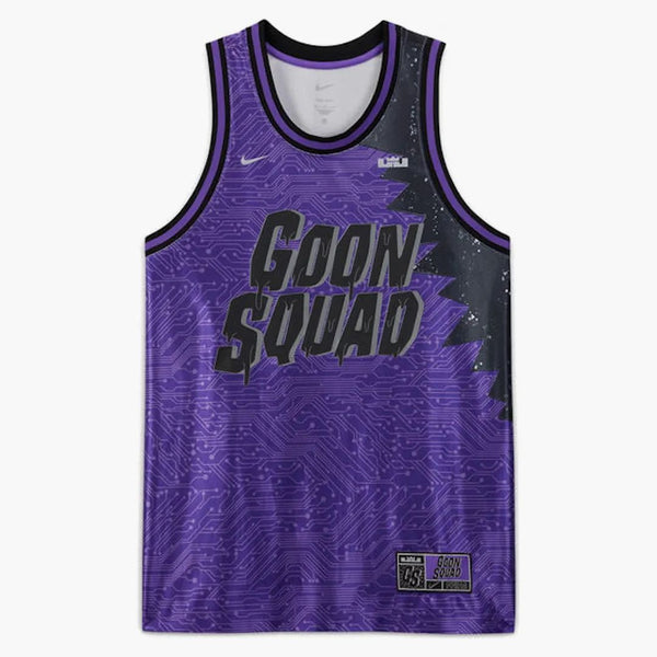 Nike LeBron X Space Jam Gooon Squad Jersey Hyper Grape