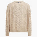 Nike Life Cable Knit Sweater (asia Sizing) Rattan