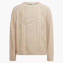 Nike Life Cable Knit Sweater Rattan