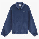 Nike Life Harrington Cord Jacket Midnight Navy/white