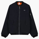 Nike Life Woven Flight Jacket Black/white