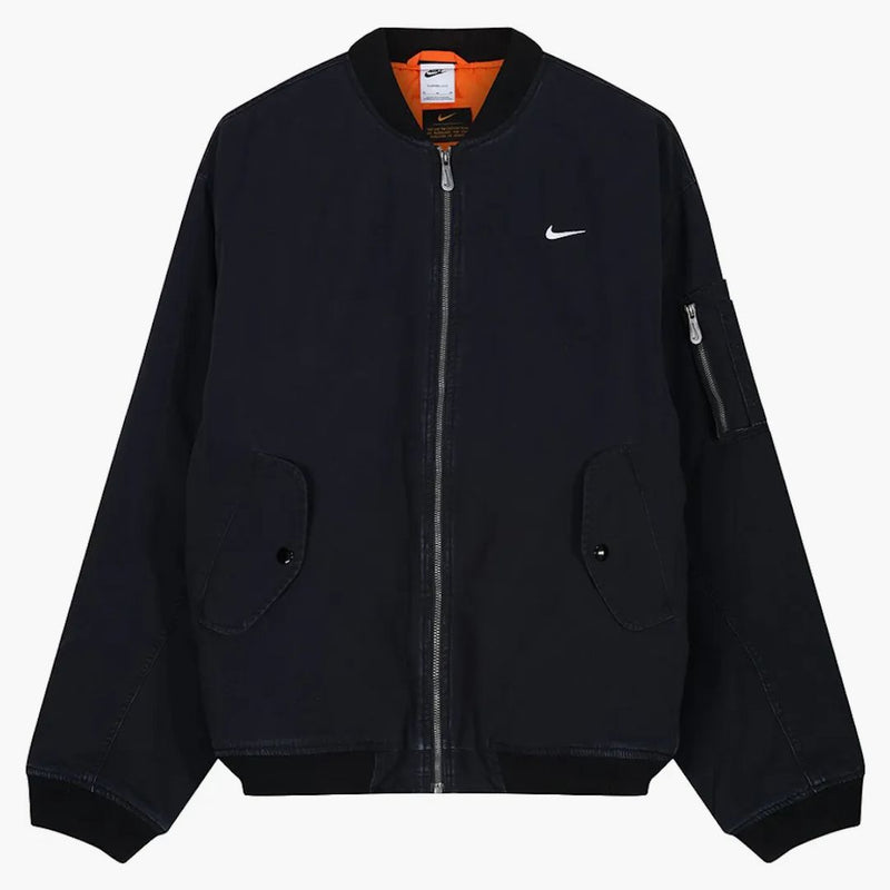 Nike Life Woven Flight Jacket Black/white