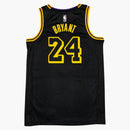 Nike Los Angeles Lakers Kobe Bryant Black Mamba City Edition Swingman Jersey Black/gold