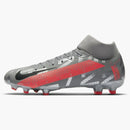 Nike Mercurial Superfly 7 Academy Mg Metallic Grey Crimson
