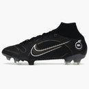 Nike Mercurial Superfly 8 Fg Black Metallic Silver Gold