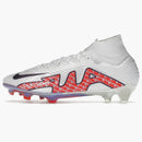 Nike Zoom Mercurial Superfly 9 Elite Fg White Bright Crimson