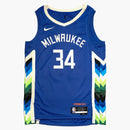 Nike Nba Antetokounmpo Milwaukee Bucks 2022 Jersey Blue