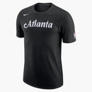 Nike Nba Atlanta Hawks City Edition T-shirt Black/white