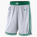 Nike Nba Boston Celtics Association Edition Swingman Dri-fit Shorts White/green