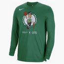 Nike Nba Boston Celtics Courtside Loose Fit L/s T-shirt Green