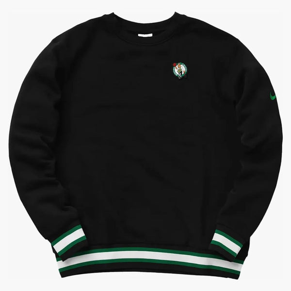 Nike Nba Boston Celtics Fleece Loose Fit Sweatshirt Black