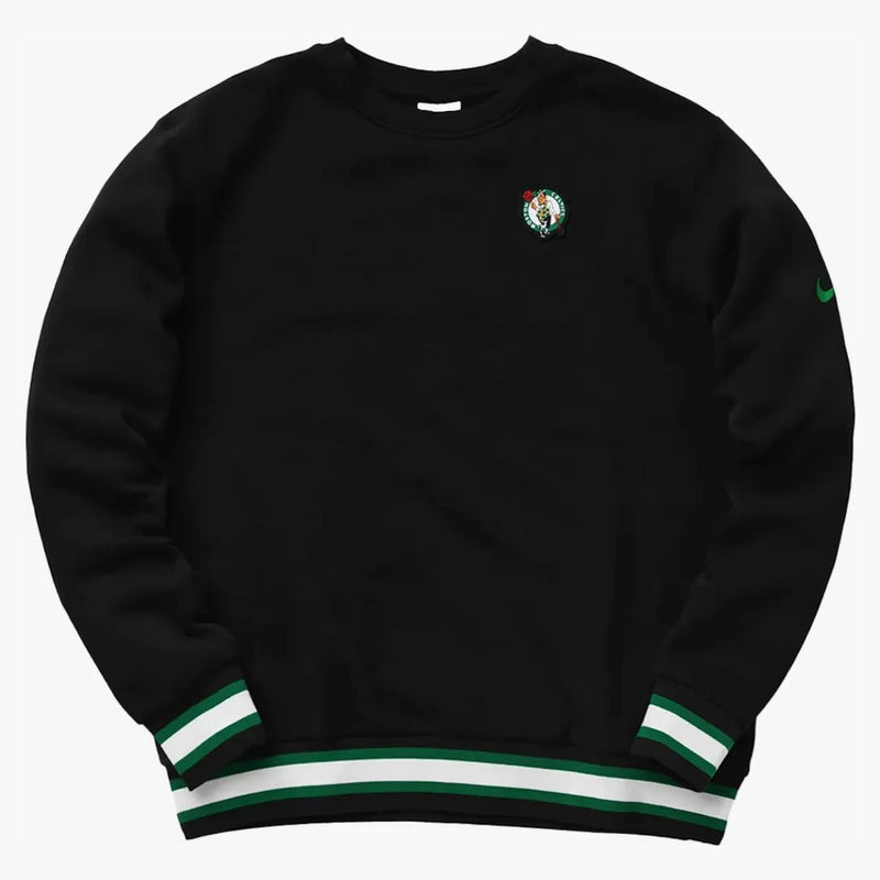 Nike Nba Boston Celtics Fleece Loose Fit Sweatshirt Black