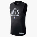 Nike Nba Brooklyn Nets Basketball Dri-fit Sleeveless Top Black