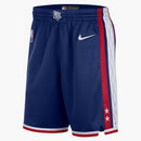 Nike Nba Brooklyn Nets City Edition 75th Anniversary Swingman Shorts Game Royal/gym Red/white