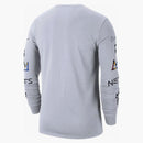 Nike Nba Brooklyn Nets City Edition L/s T-shirt White