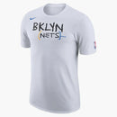 Nike Nba Brooklyn Nets City Edition Logo T-shirt White