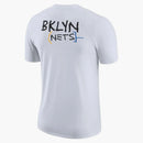 Nike Nba Brooklyn Nets Courtside City Edition Loose Fit T-shirt White