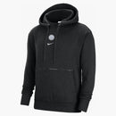 Nike Nba Brooklyn Nets Courtside Fleece Pullover Loose Fit Hoodie Black