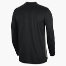 Nike Nba Brooklyn Nets Dri-fit Loose Fit Long Sleeve T-shirt Black