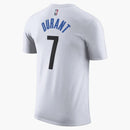 Nike Nba Brooklyn Nets Kevin Durant City Edition T-shirt White