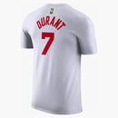 Nike Nba Brooklyn Nets Kevin Durant Graphic T-shirt White