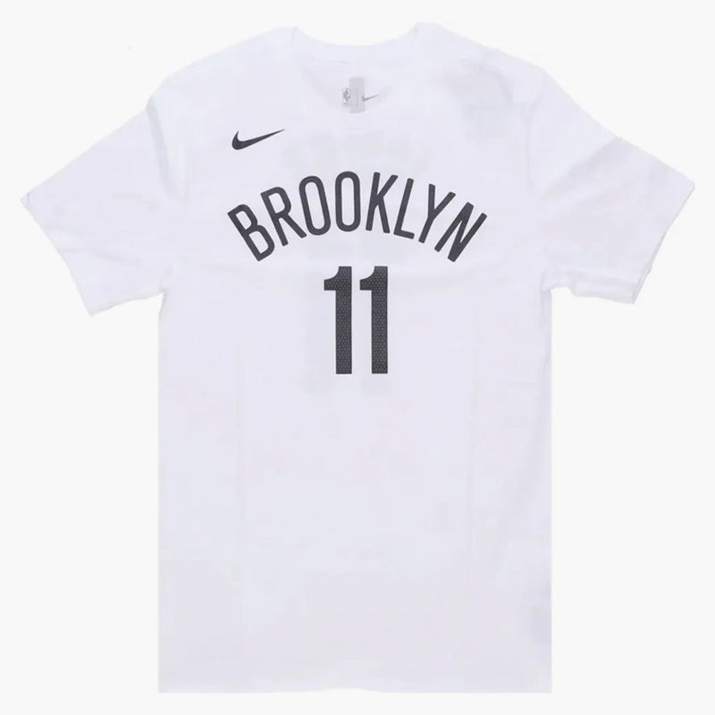 Nike Nba Brooklyn Nets Kyrie Irving Short Sleeve T-shirt White/black