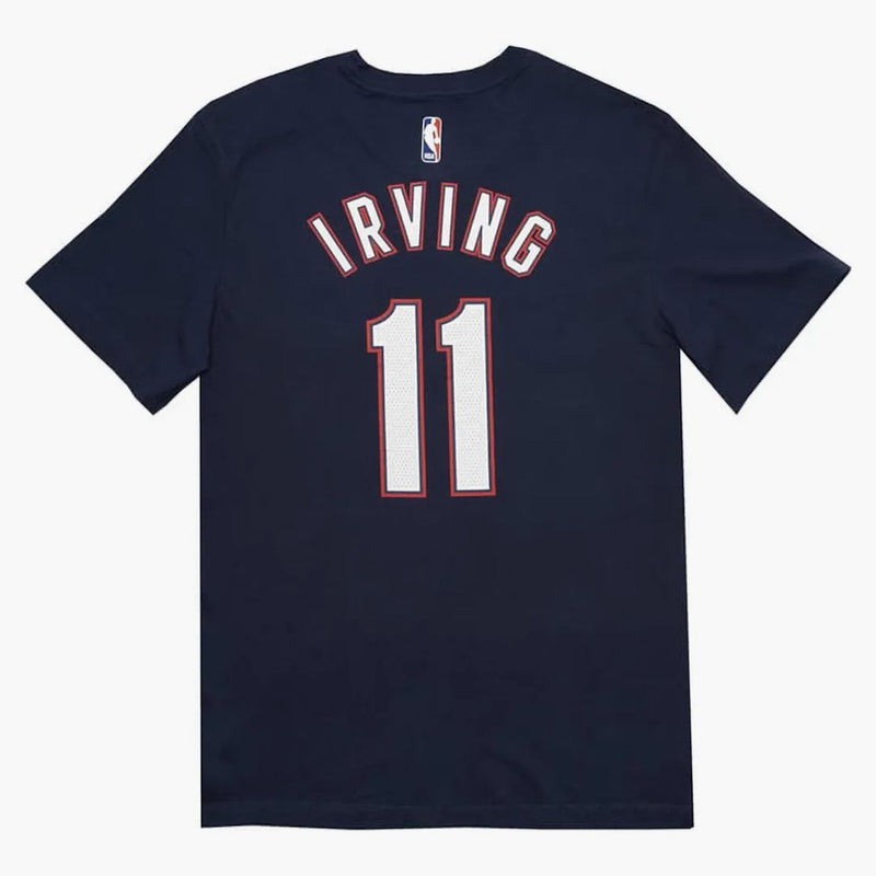Nike Nba Brooklyn Nets Kyrie Irving T-shirt Dark Blue