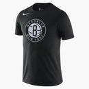 Nike Nba Brooklyn Nets Logo Dri-fit T-shirt Black/white