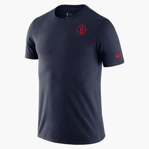 Nike Nba Brooklyn Nets Logo T-shirt Dark Blue