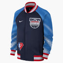 Nike Nba Brooklyn Nets Showtime Mixtape Edition Dri-fit Jacket Navy/red/white