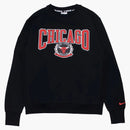 Nike Nba Chicago Bulls 75th Anniversary Courtside Fleece Crewneck Black/red