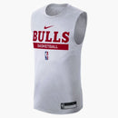Nike Nba Chicago Bulls Basketball Dri-fit Men Sleeveless Top White