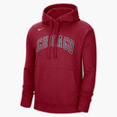 Nike Nba Chicago Bulls City Edition Fleece Hoodie Red