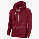 Nike Nba Chicago Bulls Courtside City Edition Loose Fit Hoodie Red