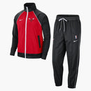 Nike Nba Chicago Bulls Courtside Tracksuit Black/red