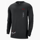 Nike Nba Chicago Bulls Cts Max 90 Loose Fit L/s T-shirt Black