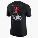 Nike Nba Chicago Bulls Max 90 Loose Fit T-shirt Black