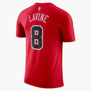 Nike Nba Chicago Bulls Zach Lavine T-shirt Red