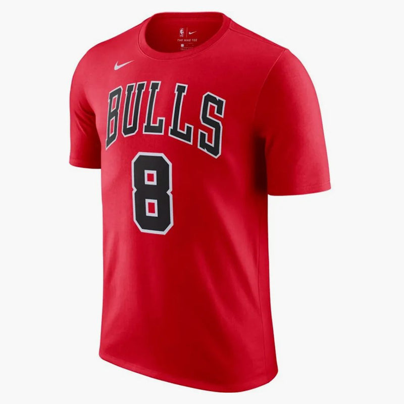 Nike Nba Chicago Bulls Zach Lavine T-shirt Red