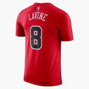 Nike Nba Chicago Bulls Zach Lavine T-shirt Red/black