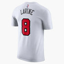 Nike Nba Chicago Bulls Zach Lavine T-shirt White