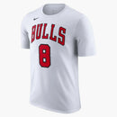 Nike Nba Chicago Bulls Zach Lavine T-shirt White