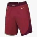 Nike Nba Cleveland Cavaliers City Editon Swingman Shorts Bright Crimson/gold