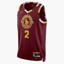 Nike Nba Cleveland Cavaliers Collin Sexton City Edition Jersey Dark Red