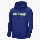 Nike Nba Dallas Mavericks City Edition Fleece Hoodie Blue